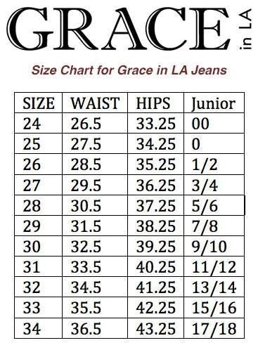 Grace In LA Easy Fit COMFY  Mid Rise Mountain View Pocket Jeans