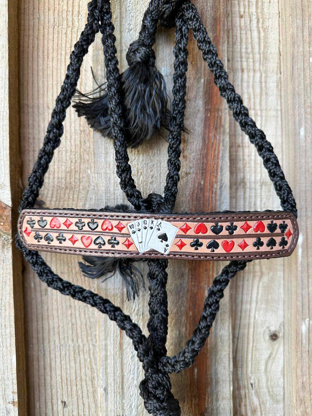 Halter - Mule Tape Cowgirl Halter Royal Flush