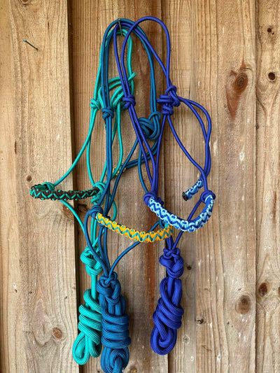 Halter  - Cowboy  Braided Rope Halter and Lead