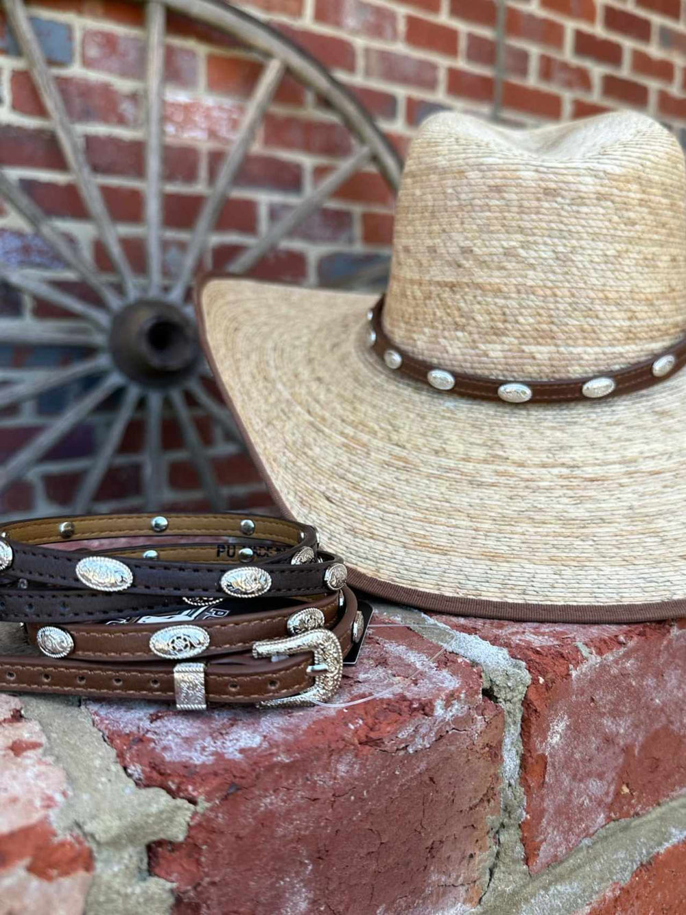 Pure Western Guerroro Western Hat Palm Leaf