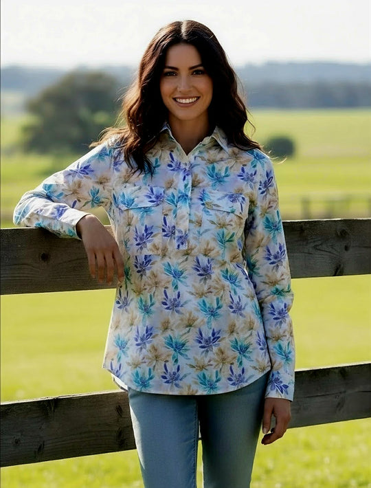 Thomas Cook Summer Cotton Hard Slog Work Shirt - Meadow