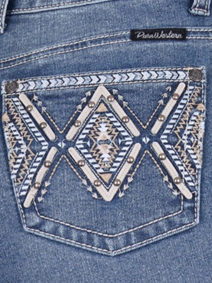 Pure Western Pam High Rise Bootcut 32" Leg Jeans
