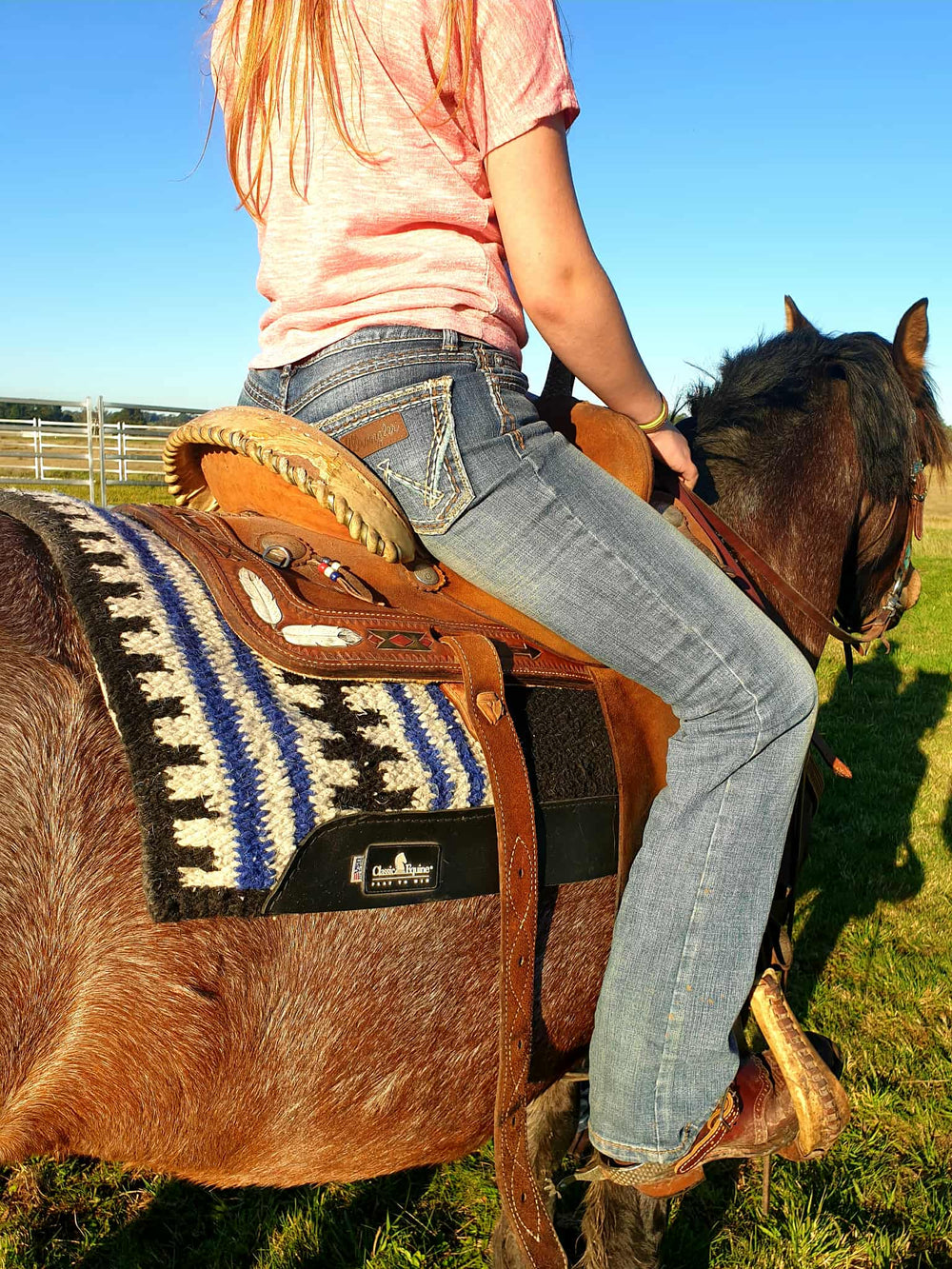 Wrangler Retro Sadie Low rise Riding Jeans 34" Leg