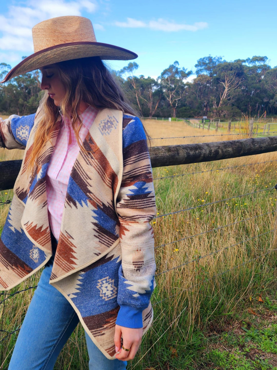 Pure Western Ladies Keegan Aztec print Jacket