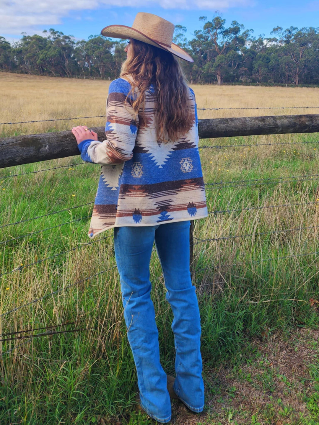 Pure Western Ladies Keegan Aztec print Jacket