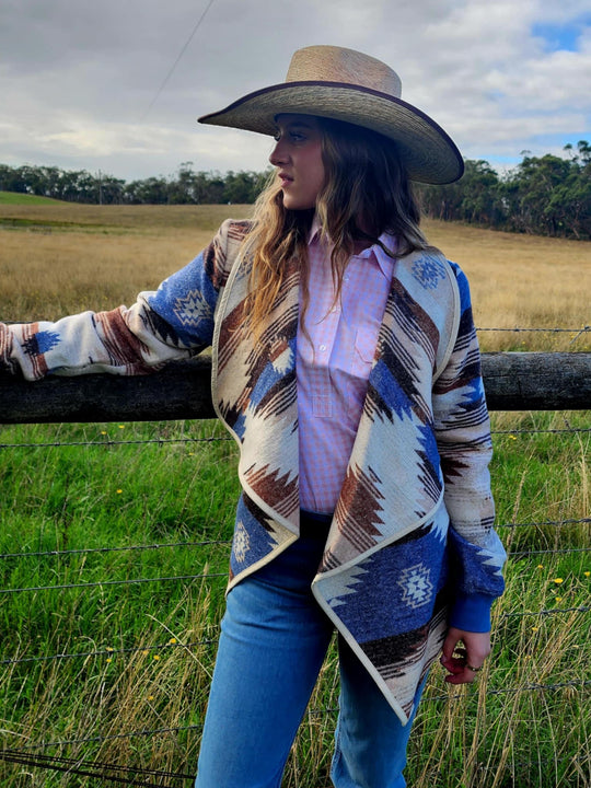 Pure Western Ladies Keegan Aztec print Jacket
