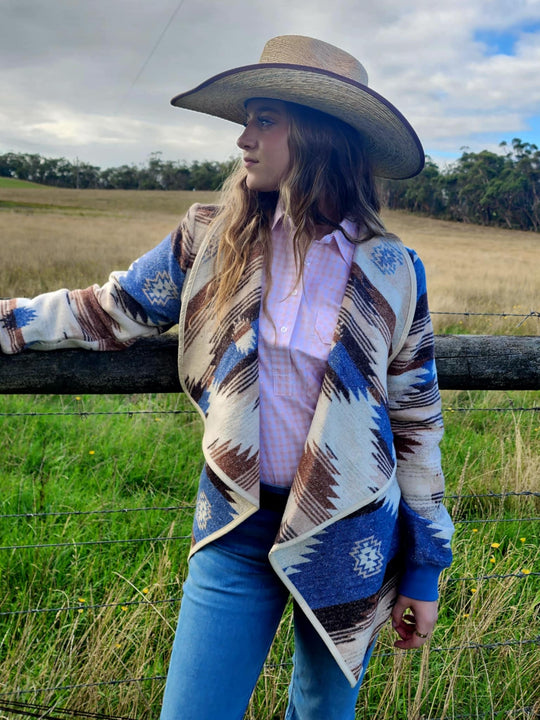 Pure Western Ladies Keegan Aztec print Jacket