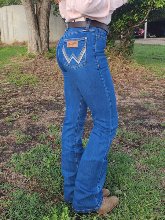 Wrangler High Rise Laura Western Riding Jeans