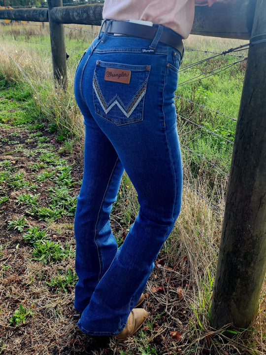 Wrangler High Rise Laura Western Riding Jeans