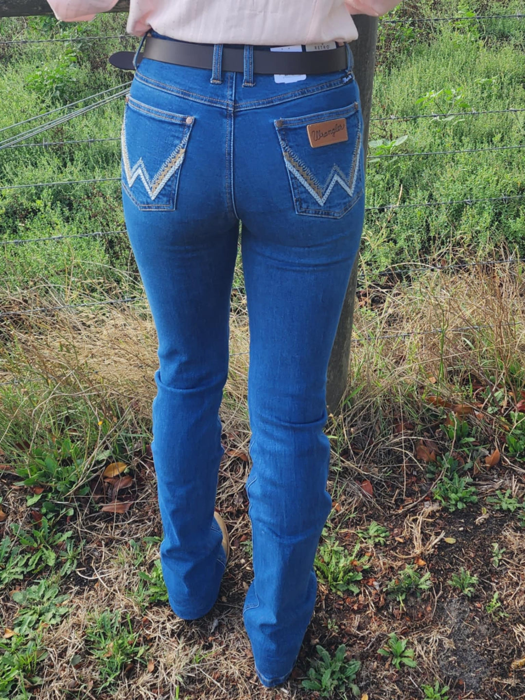 Wrangler High Rise Laura Western Riding Jeans