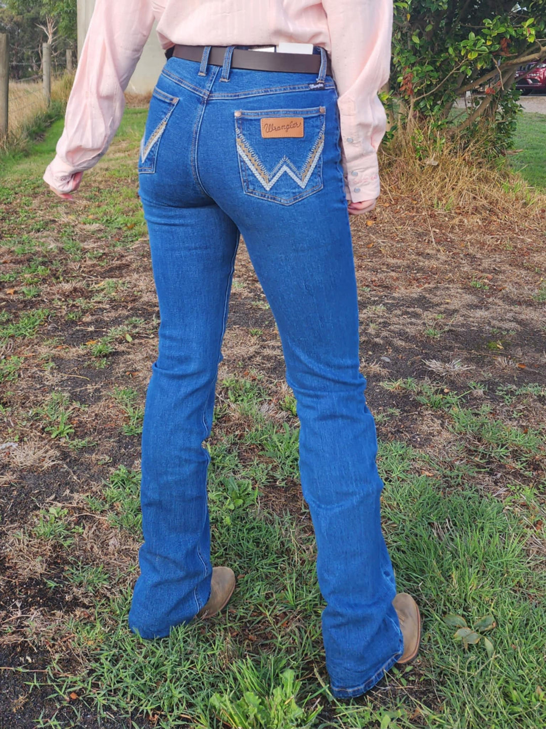 Wrangler High Rise Laura Western Riding Jeans
