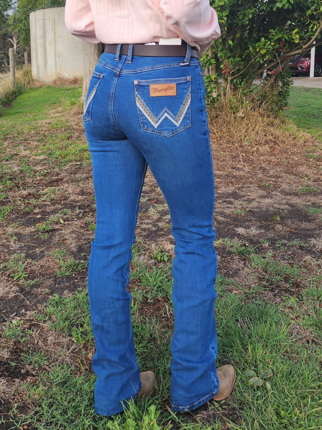 Wrangler High Rise Laura Western Riding Jeans