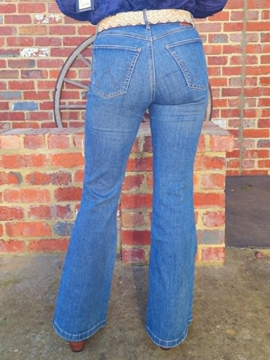 Wrangler Bespoke Lily High Rise Flare Stretch Jeans 32" Leg SUPER COMFY