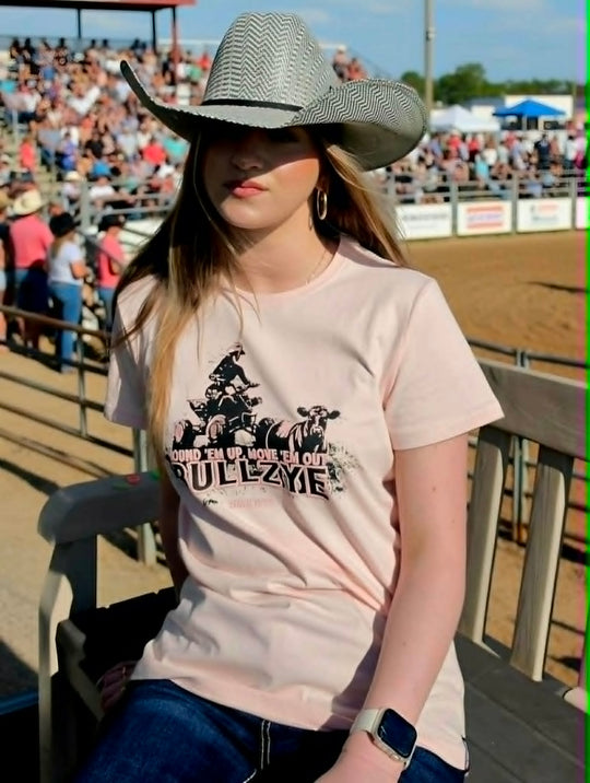 Bullzye Ladies Lucy Tee Shirt Pink