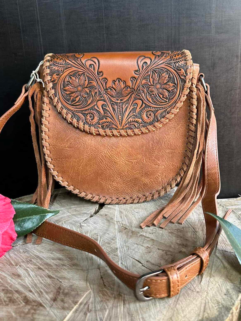 Wrangler Genuine Leather Martine Crossbody