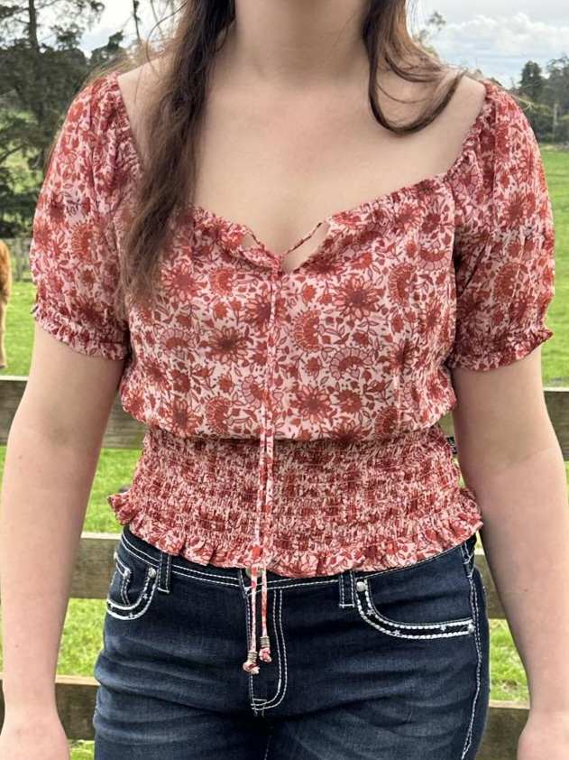Pure Western Montana Blouse Shirt top