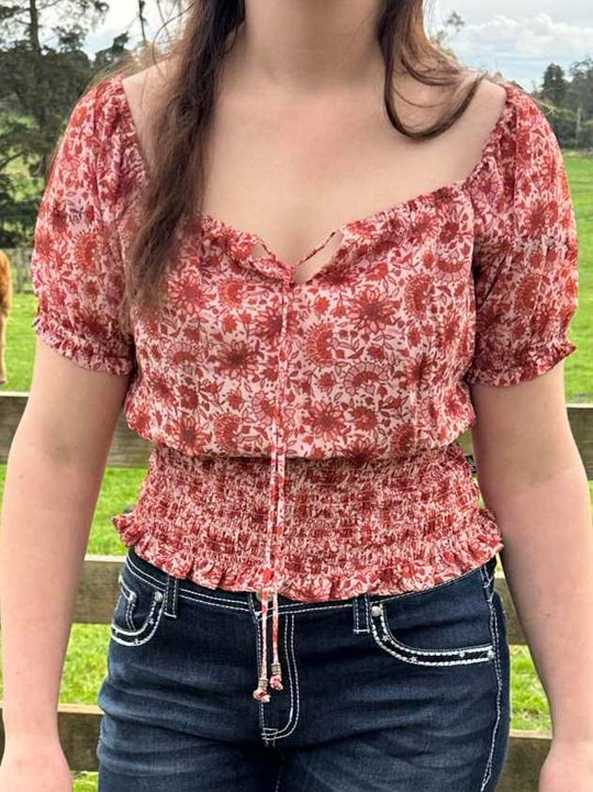 Pure Western Montana Blouse Shirt top