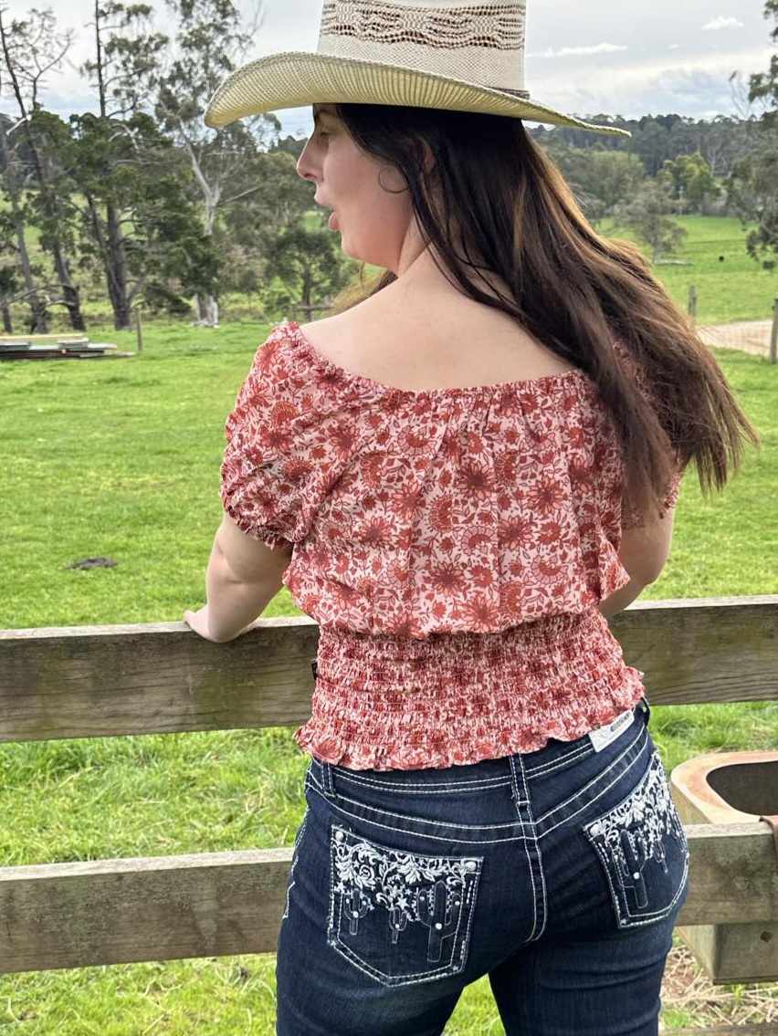 Pure Western Montana Blouse Shirt top
