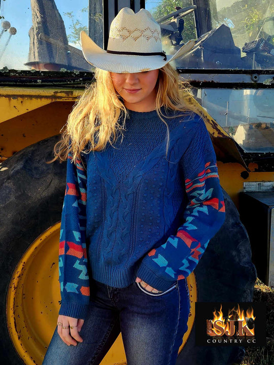Pure Western Ladies Mora  Knited Jumper/ Top