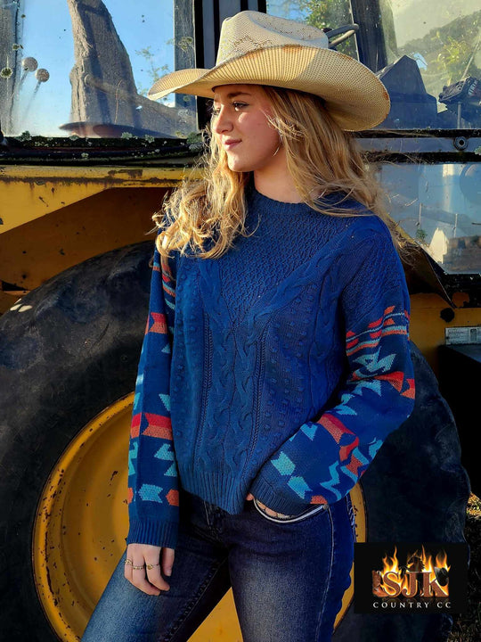 Pure Western Ladies Mora  Knited Jumper/ Top