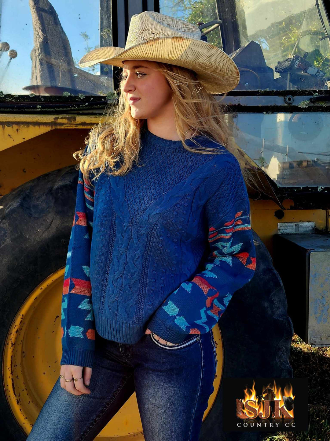 Pure Western Ladies Mora  Knited Jumper/ Top