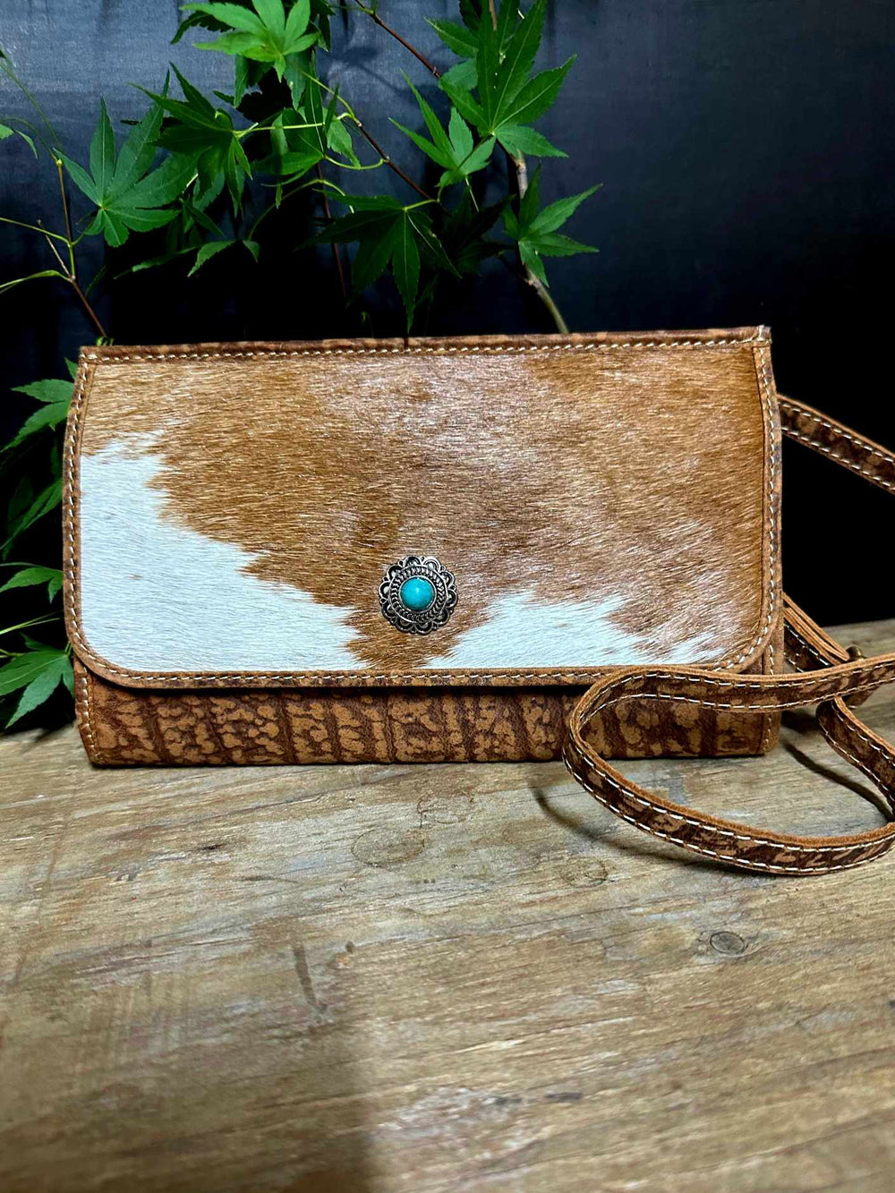 Western Hide & Leather Crossbody