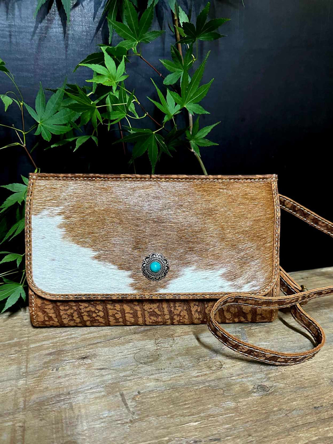 Western Hide & Leather Crossbody