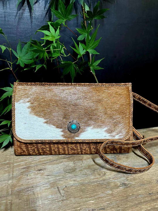 Western Hide & Leather Crossbody