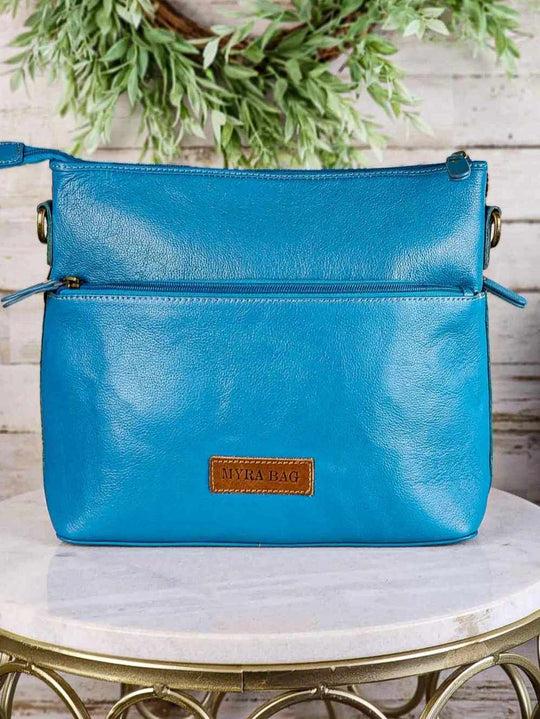 Western Hide & Genuine Tooled Leather Crossbody