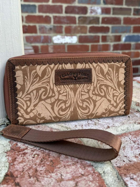 Yellowstone Dutton Ranch Zp around Wallet Wristlet