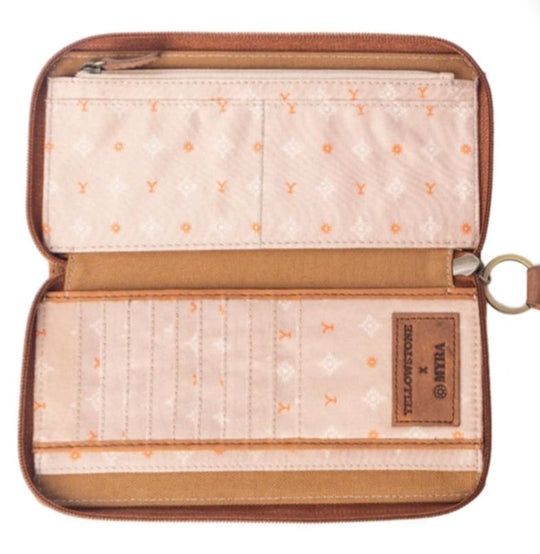 Yellowstone Dutton Ranch Zp around Wallet Wristlet