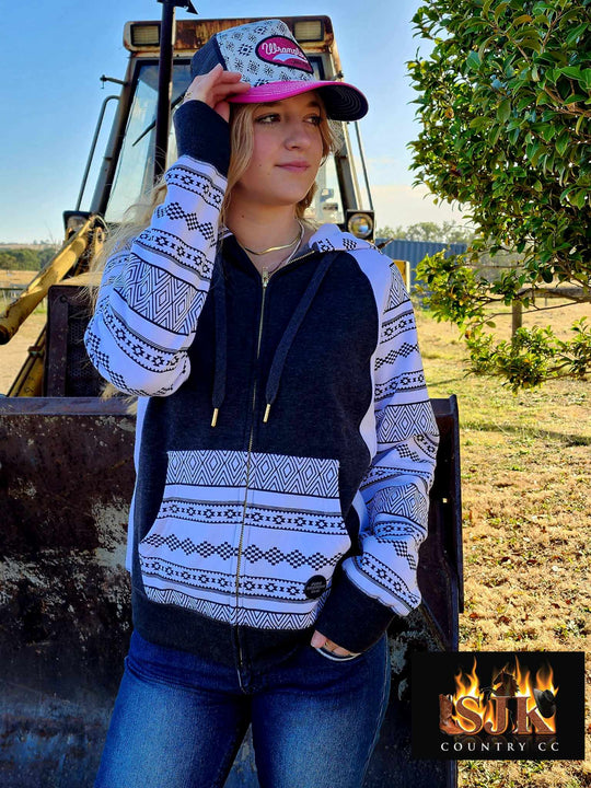 Pure Western Ladies NORA Hoodie Jumper Size 10