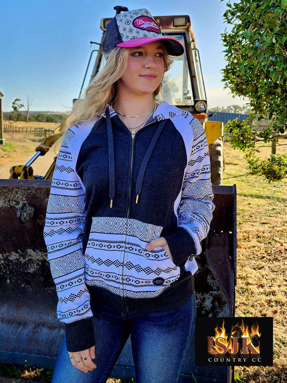 Pure Western Ladies NORA Hoodie Jumper Size 10