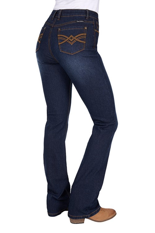 Pure Western Nova High Rise Bootcut 34" Leg Jeans