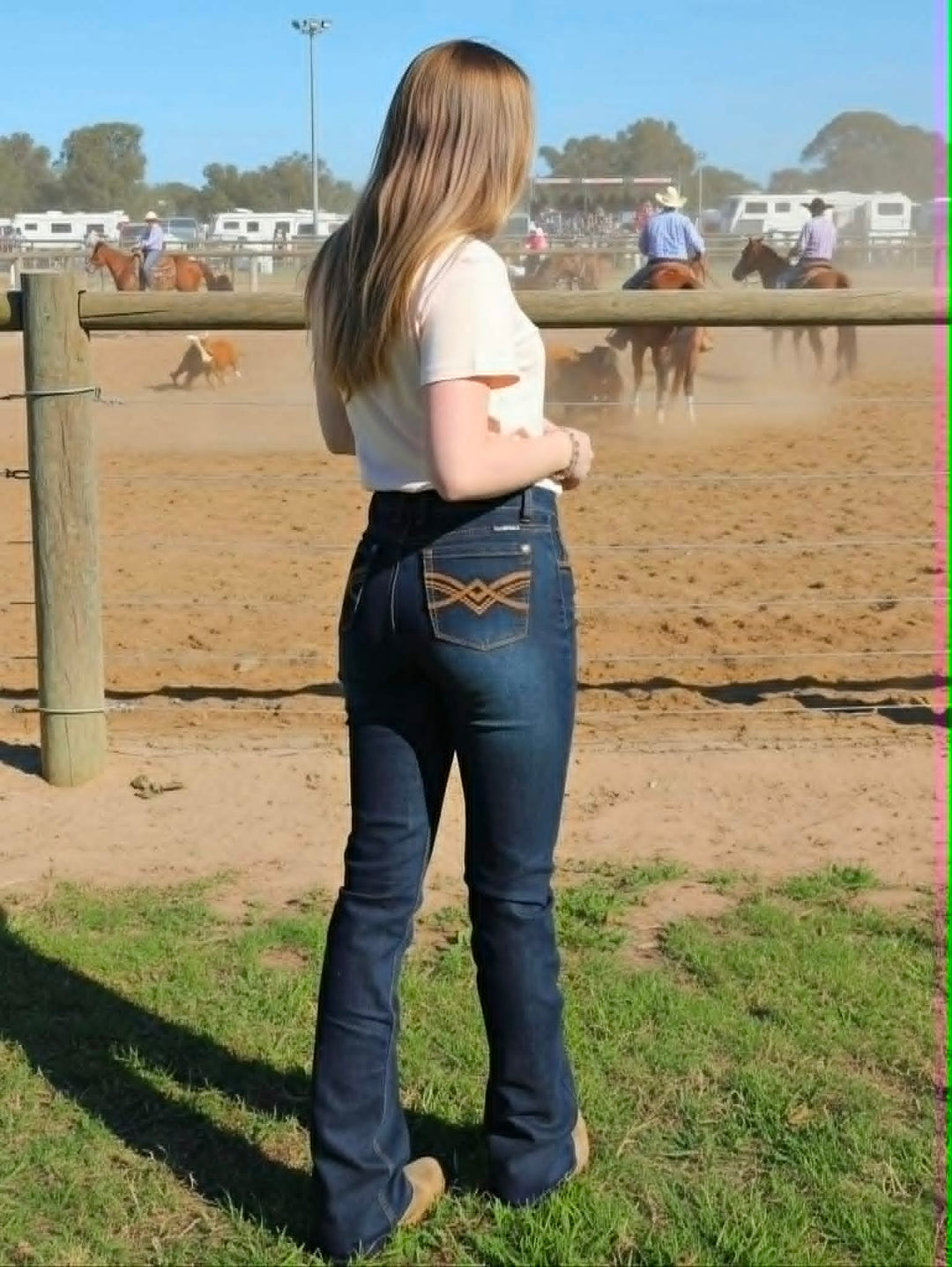 Pure Western Nova High Rise Bootcut 34" Leg Jeans