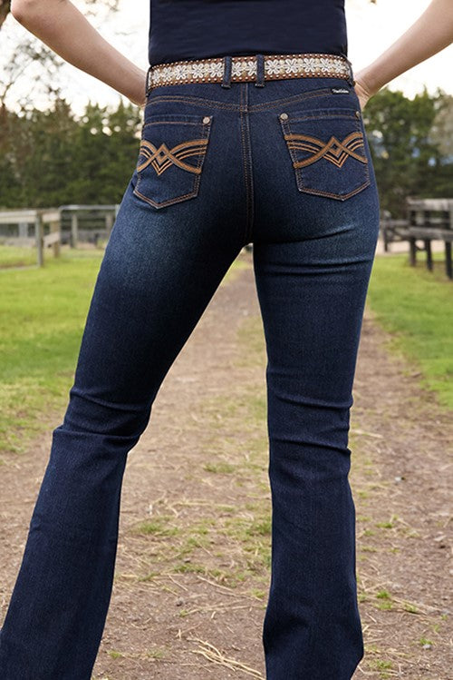 Pure Western Nova High Rise Bootcut 34" Leg Jeans