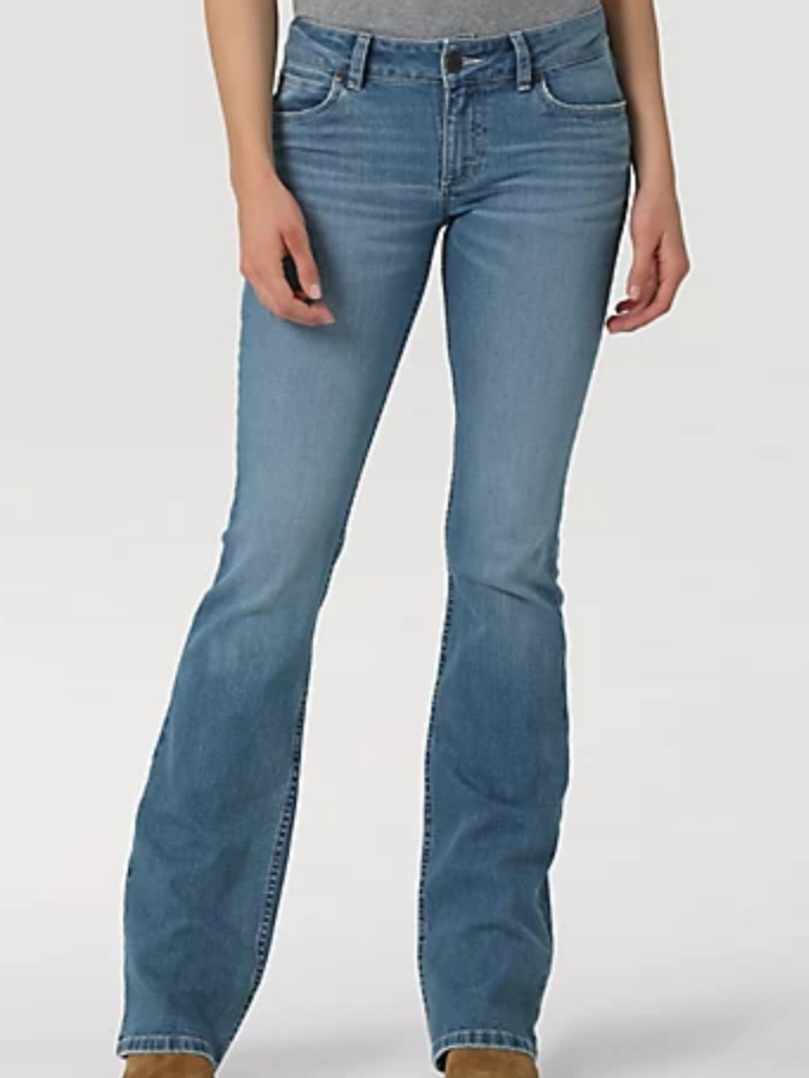 Wrangler USA Mae Paige Bootcut Paisley Jeans 34" Leg Size 27, 28,   3, 5