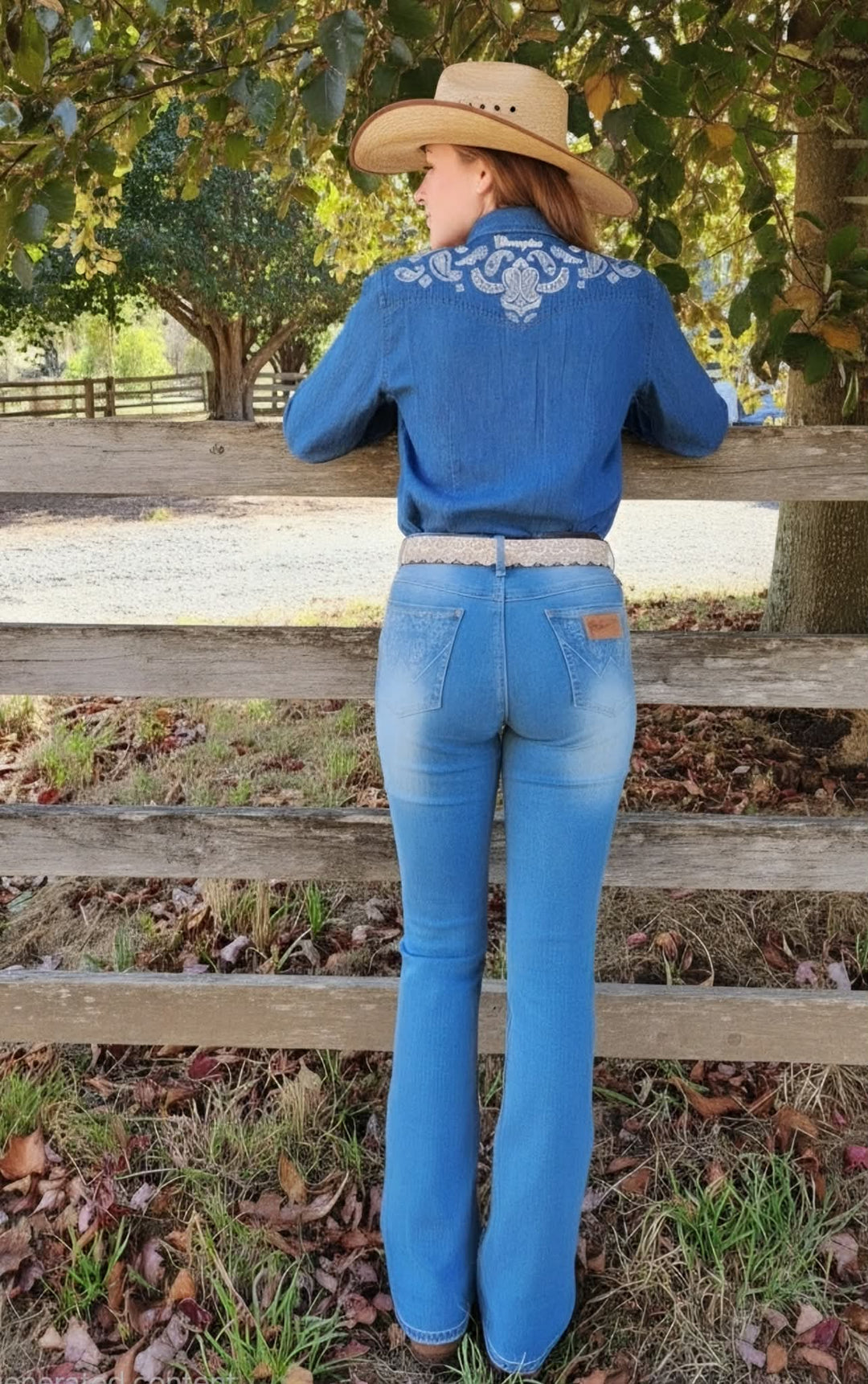 Wrangler High Rise Paige Stretch Riding Jeans - Super COMFY