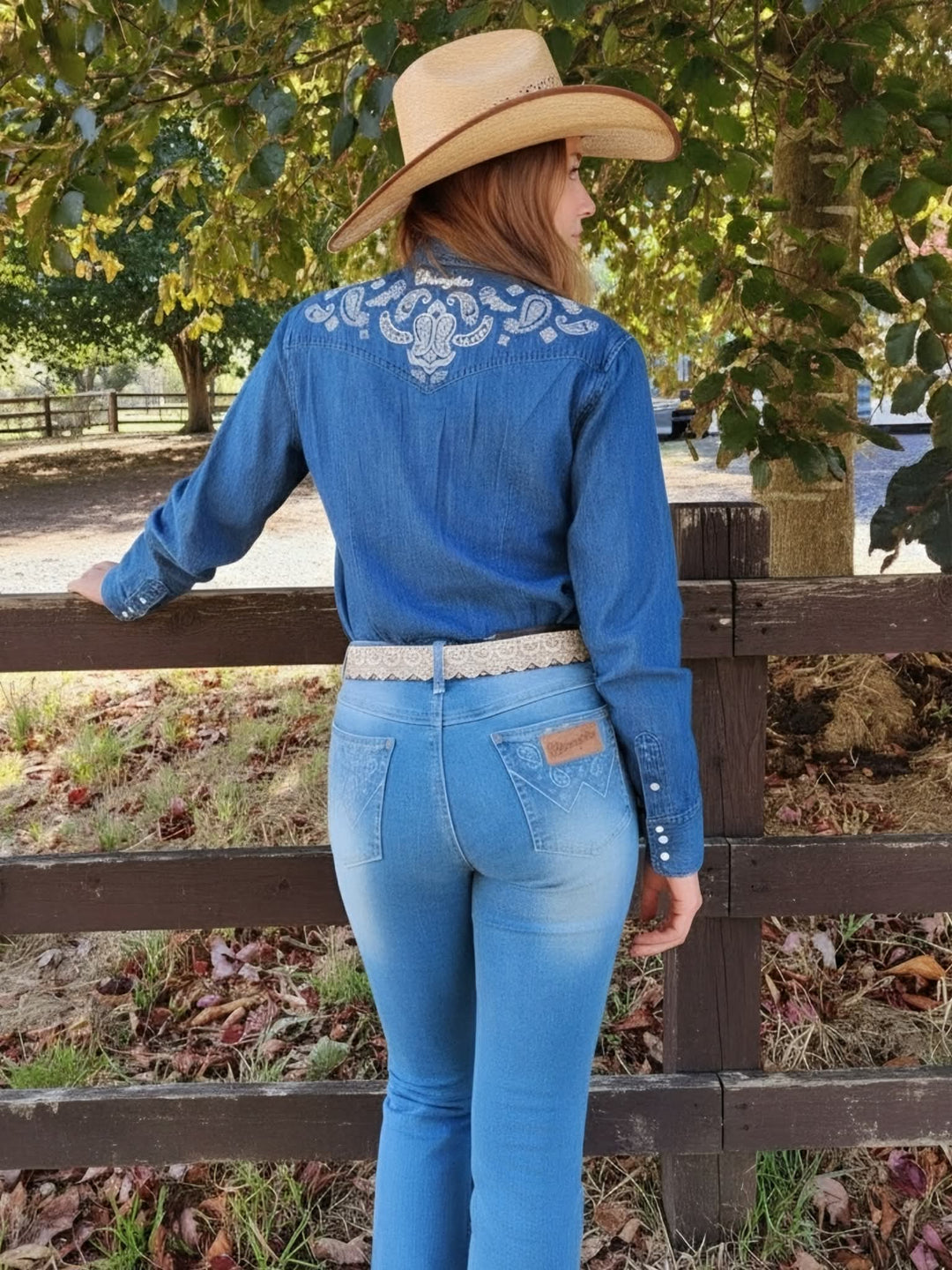 Wrangler High Rise Paige Stretch Riding Jeans - Super COMFY