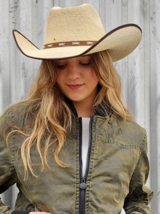 Wrangler Palmer Western Hat Palm Leaf