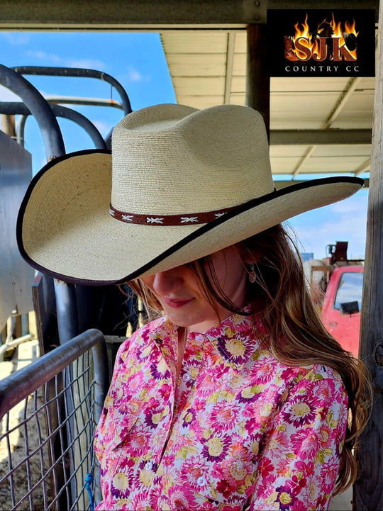 Wrangler Palmer Western Hat Palm Leaf