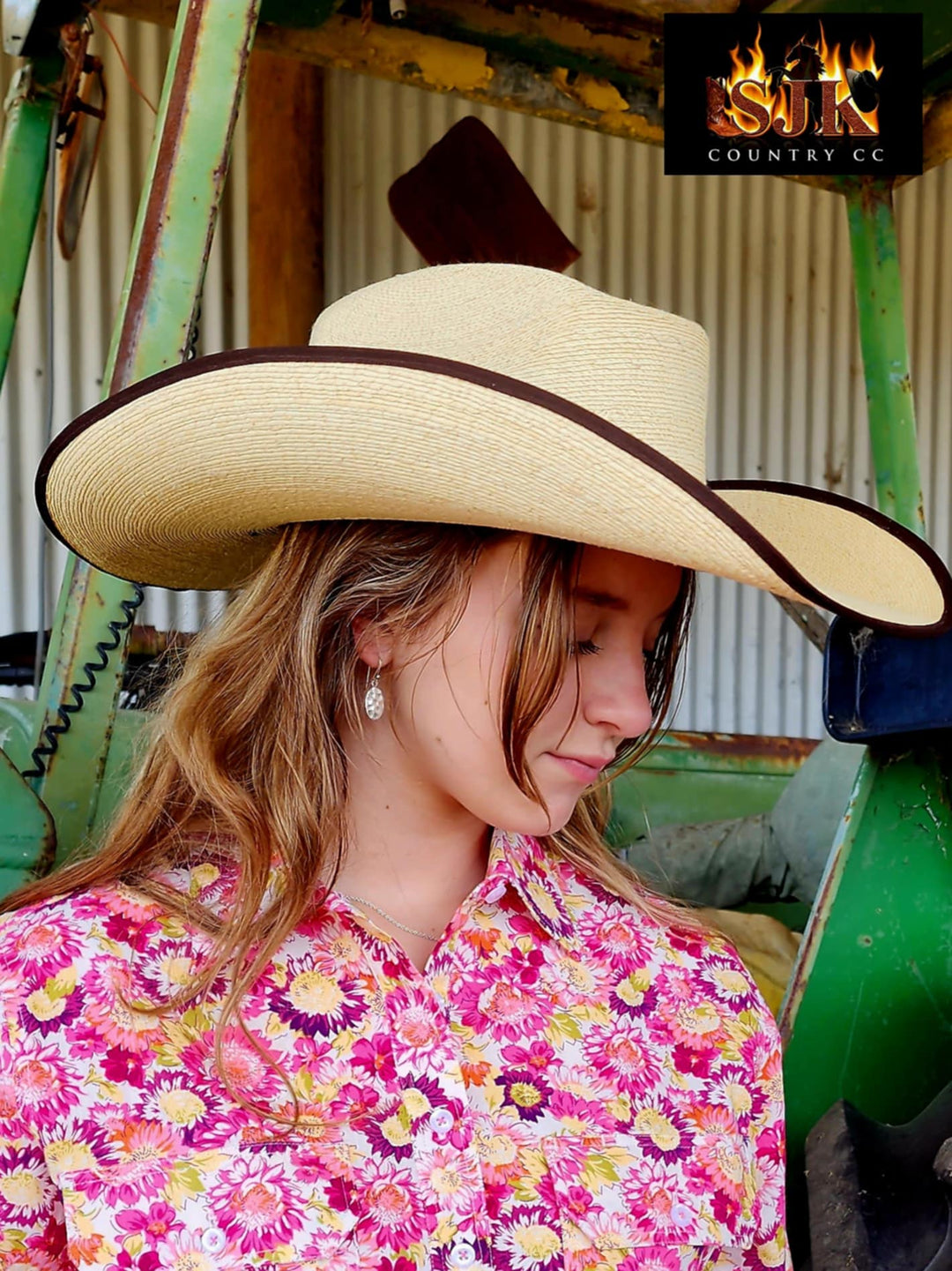 Wrangler Palmer Western Hat Palm Leaf