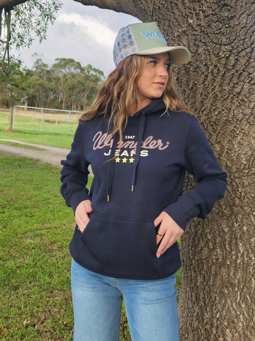 Wrangler Piper Pull over  Hooded Jumper Hoodie
