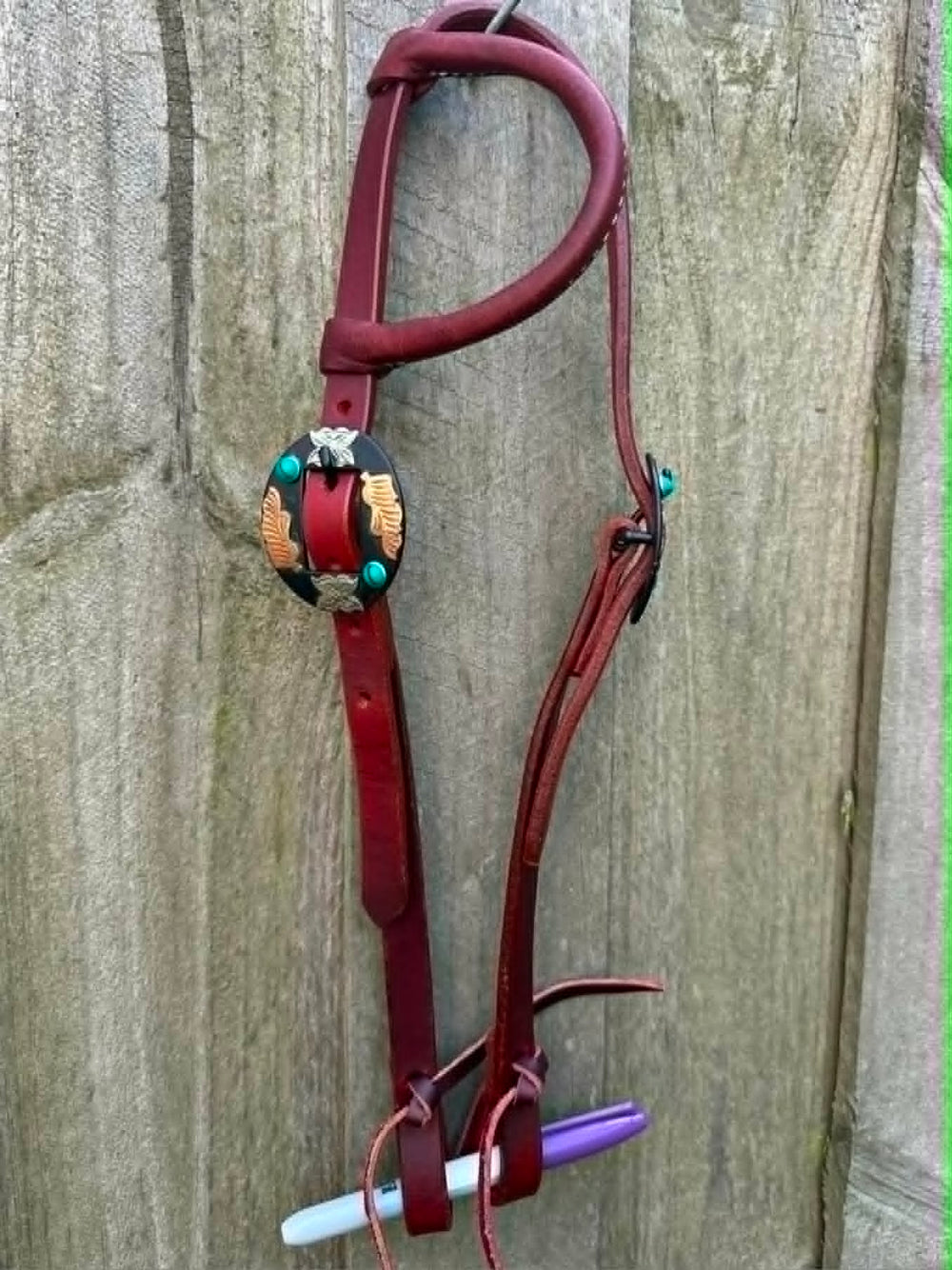 Bridle - One Ear Pony Leather Fancy Buckle
