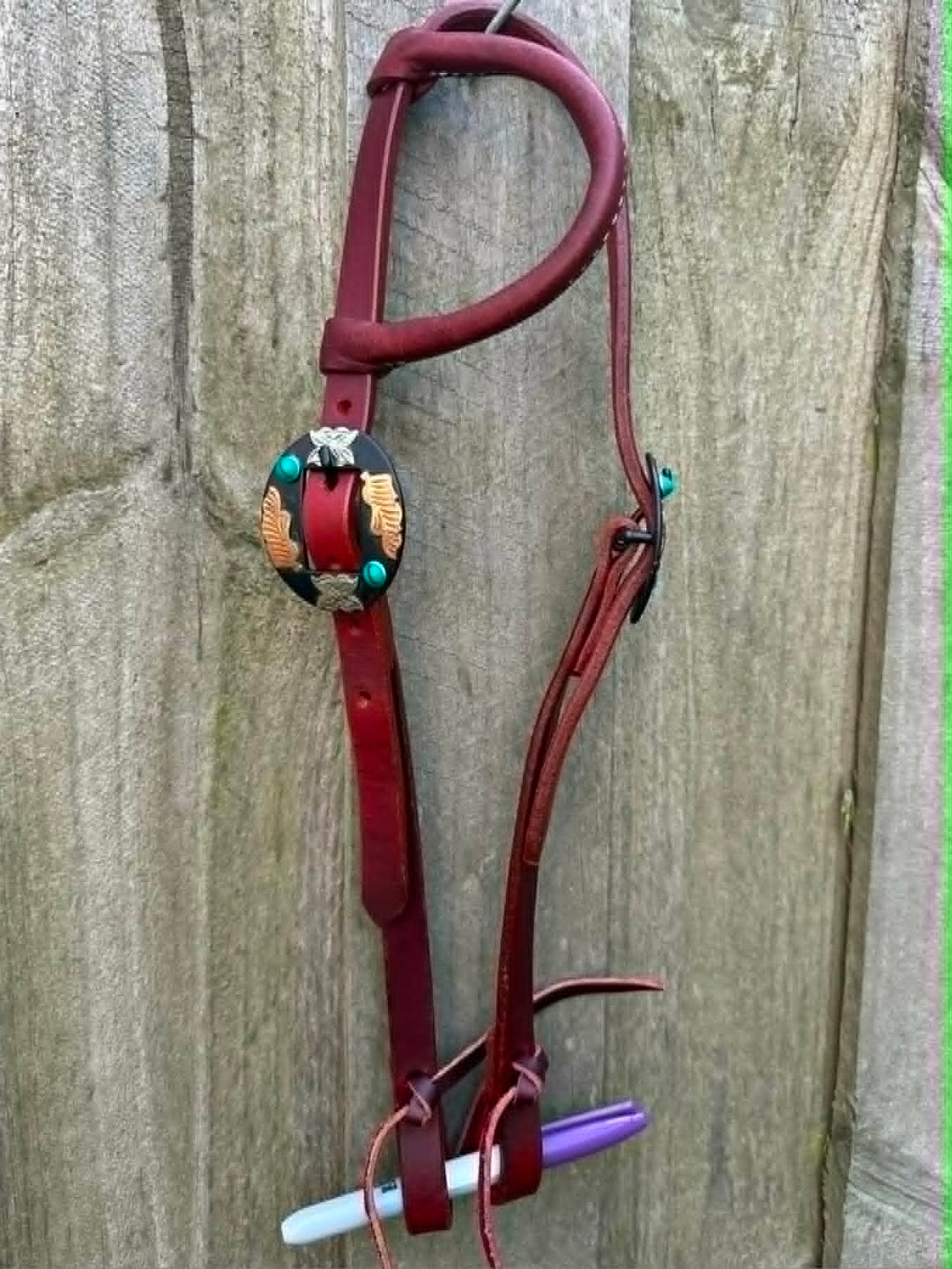 Bridle - One Ear Pony Leather Fancy Buckle