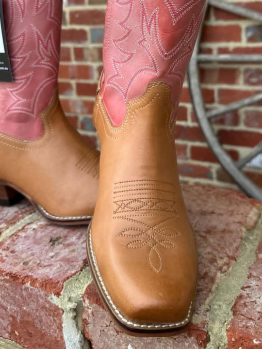 Pure Western Pioneer Leather Western Cowboy Boots