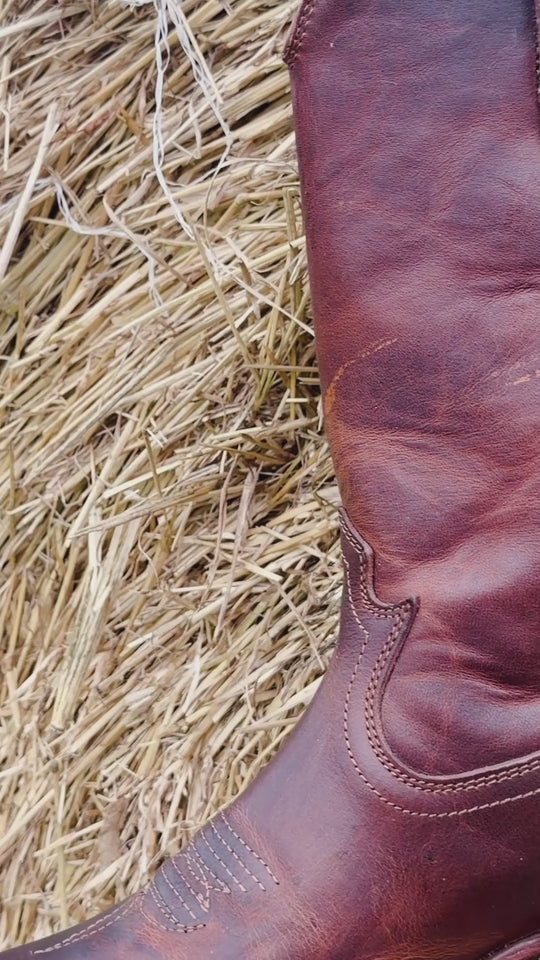 Twisted X Leather Cutter Toe Boots