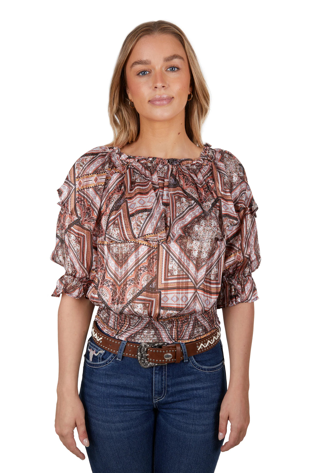 Pure Western Stevie Blouse Size 14