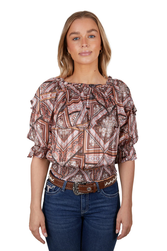 Pure Western Stevie Blouse Size 14
