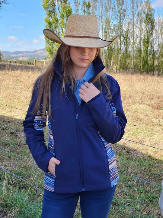 Pure Western Ladies Misha AZTEC Waterproof Softshell Jacket